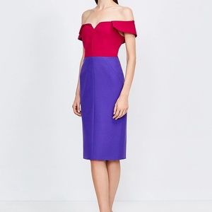 Brand new Karen Millen color block dress, never been worn